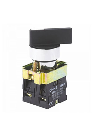 573836, Переключатель NP2-BJ45, 2 положения с возвратом, 1НЗ +1НО IP40