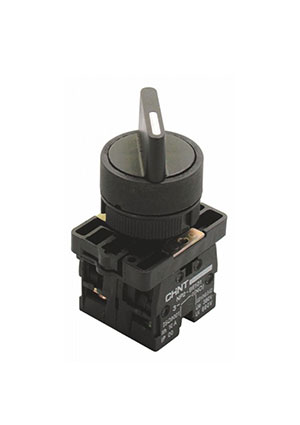 574099, Переключатель NP2-ED53, 3 положения возвратом, 2НО IP40
