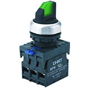 667208, Переключатель с подсветкой NP8-20XD/313 ,3 положения с фиксацией,2НО, зелёная AC110В-230В(L