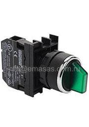 B100SL20B, Переключатель 0-1 с фиксацией белый (1НО)