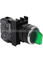 B100SL21S, Переключатель 0-1 без фиксации желтый (1НО)