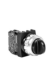 H100S20, Переключатель 0-1 с фиксацией (1НО) серии H, установочный 30 мм.