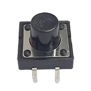 1210-12129.00, Кнопка тактовая, 12х12мм, h=9мм