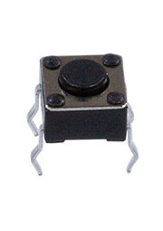KAN0611-0431B, кнопка тактовая 6х6 h=4.3мм (=0643HIM TS-A1PS)