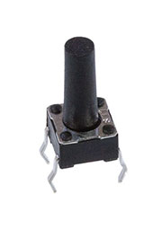 KAN0621-1301B010, кнопка тактовая 6х6 h=13мм (=0613GHIM-130G-G)