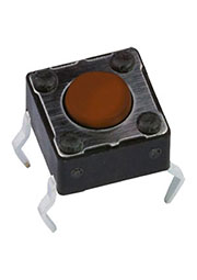 DTS-62N-V, тактовая кнопка 6x6мм с заземлением