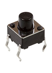 1164-666.5, Кнопка тактовая, 6х6мм, h=6.50мм