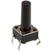 1177-6613.0, Кнопка тактовая, 6х6мм, h=13мм