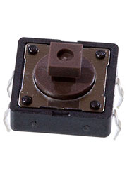 DTS-24N-V, кнопка тактовая 12x12 H 7.3мм 160gf