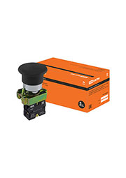 SQ0704-0042, BС21 кнопка "Грибок" без подсветки черная 1з