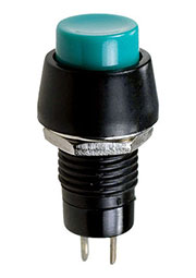 SPB-10AGN1-G, кнопка с фиксацией 125В 1А зеленая
