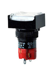 D16LAT2-1ABOW, кнопка с фиксацией 250В 5А