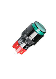 D16LMR1-1ABKG, кнопка без фиксации с LED подсветкой 250В 5А