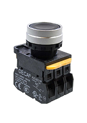 A204B-M1E30B, выключатель кнопочный черный