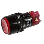 D16LAR1-1abJR, Переключатель кнопочный с фиксацией 250В/5А LED подсветка 12В