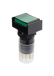 P16LAT2-1ABKG, кнопка с фиксацией 240В 4А LED подсветка 24В