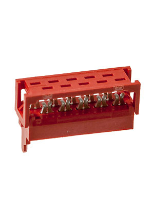 1-215083-0, вилка на плоский кабель 1,27мм 10 контактов MicroMatch