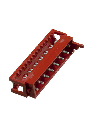 1-215083-4, вилка на плоский кабель 14Р шаг 1.27мм