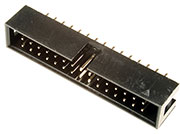 BH-30(IDC-30MS), вилка на плату шаг 2.54мм прямая (118-A-30GSK)