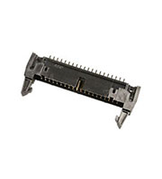 IDCC-40MS(SCM-40), вилка на плату шаг 2.54мм с защелками (119-40GSK)