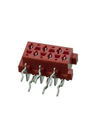 7-215460-6, Micro-Match-6 розетка на плату угловая 1.27мм