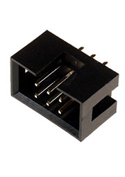 BH-06(IDC-06MS), вилка на плату шаг 2.54мм прямая