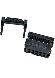 IDC-10F, гнездо на шлейф шаг 2.54мм DS1016-10MA2BB