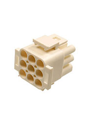 350720-4, UMNL вилка на кабель 3х3 контакта 6.35мм