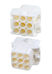 350782-1, UMNL розетка на кабель 3х3 контакта 6.35мм