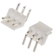 B3PS-VH (LF)(SN), штыревая вилка 3 контакта шаг 3.96мм угловая, серия VH