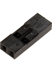 Dupont 2pin, корпус разъема 2.54мм 2 контакта