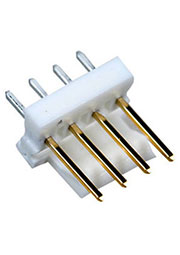 641215-4, MTA-100 вилка на плату 4 контакта, 250 V