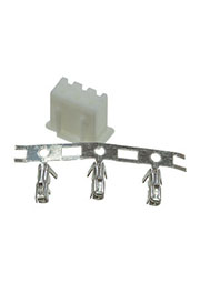 CHU-3, розетка на кабель с контактами 2.54мм (136-03HT WT)