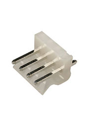 PWL-4, вилка на плату 3.96мм прямая (134-04ST)