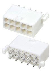 1-770743-0, miniUMNL вилка на плату 2х5 прямая шаг 4.14 мм