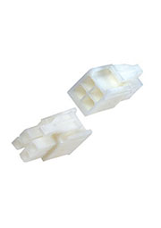 172167-1, miniUMNL вилка на кабель 2х2 контакта шаг 4.14мм