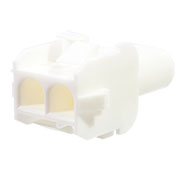 350778-1, корпус розетк на кабель без контактов 1х2 контакта 6.35мм