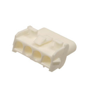 350780-1, корпус розетки на кабель без контактов 1х4 контакта 6.35мм
