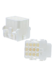 350783-1, UMNL розетка на кабель 3х4 контакта 6.35мм