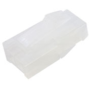 39012021, корпус розетки кабельной без контактов 2х1 белый ответная часть к 39012020