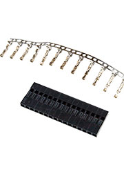 BLS-16 (DS-1071 - 1x16), Гнездо на кабель 1х16 с контактами 2.54мм