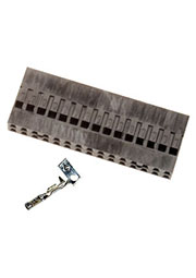 BLD-30, гнездо на кабель шаг 2.54мм 2x15 с контактами (130A-D30)