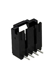 103635-3, вилка на плату 4 контакта 0.64мм шаг 2,54 угл AMPMODU