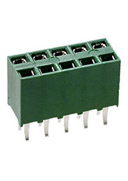 215307-5, AMPMODU розетка на плату 1х5 2.54мм HV-100