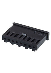 280361, розетка на каб. 1x8 контактов 2.54мм AMPMODU ModII