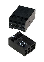 87631-4, розетка на кабель 2.54мм 2х4 AMPMODU MODIV