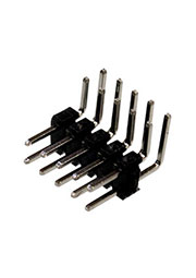 PLD2-10R, штыревой разъем шаг 2мм 10 контактов угловой