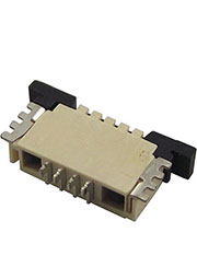 84952-4, Разъем FFC-PFC шаг 1мм, 4 контакта SMT угловой 1А