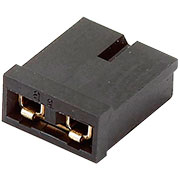 142270-1, джампер 2.54х4.5мм 2к.откр. золото AMPMODU MODIV