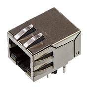 J00-0065NL, гнездо на плату RJ-45